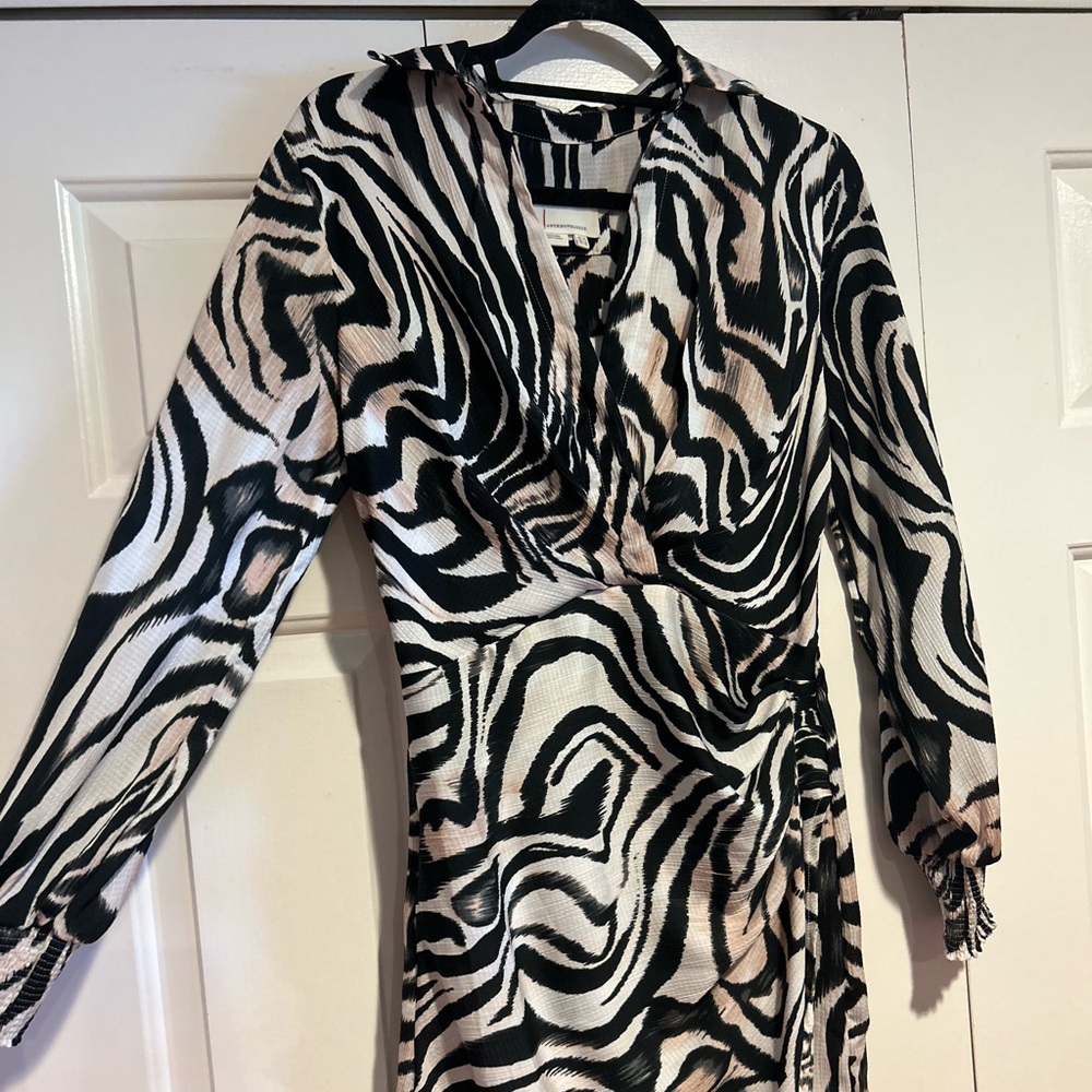 Anthropologie Graphic Mini Dress